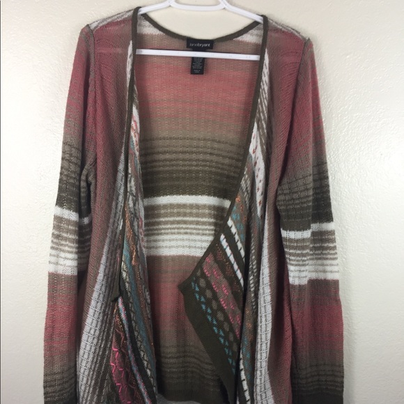 Lane Bryant Sweaters - Soft Cardigan In Pink, Blue, Brown